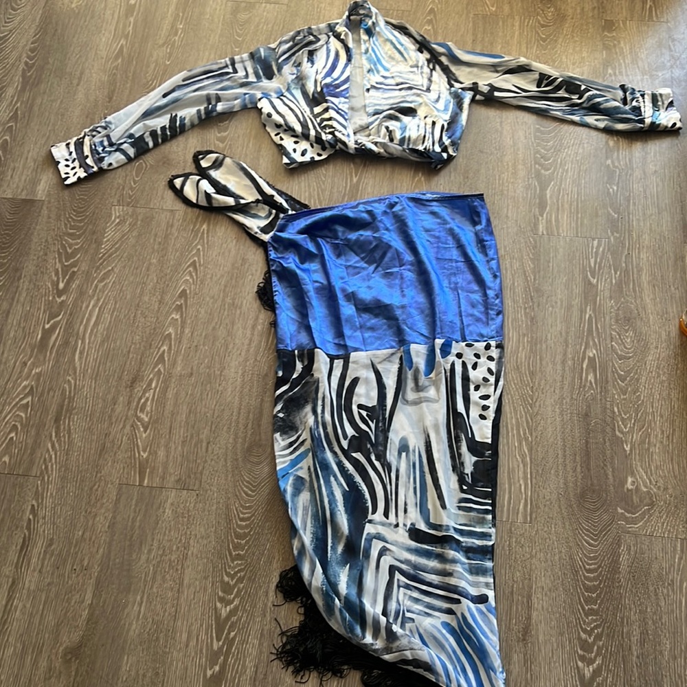 Blue Way Sheer Two Piece